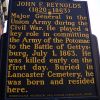 JOHN F. REYNOLDS WAR MEMORIAL MARKER