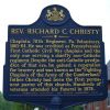 REV. RICHARD C. CHRISTY WAR MEMORIAL MARKER