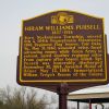 SGT. HIRAM WILLIAMS PURSELL MEDAL OF HONOR MARKER