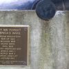 LEST WE FORGET AMERICA'S WARS MEMORIAL CANNON PLAQUE