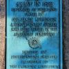 HULL'S ARMY IN 1812 MEMORIAL PLAQUE