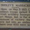 DUDLEY'S MASSACRE MEMORIAL MARKER