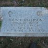 SERG. JOHN DONALDSON MEDAL OF HONOR GRAVE STONE