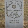 LT. COL. CHARLES A. CLARK MEDAL OF HONOR GRAVE STONE
