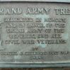 POST NO. 8 GRAND ARMY TREE MEMORIAL PLAQUE