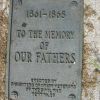 OAKLAND CEMETERY TO THE MEMORY OF OUR FATHERS MEMORIAL PLAQUE