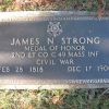 2ND LT. JAMES N. STRONG MEDAL OF HONOR GRAVE STONE