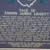 TALE OF ENSIGN JAMES LIGGETT MEMORIAL MARKER