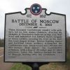 BATTLE OF MOSCOW MEMORIAL MARKER