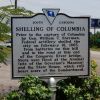 SHELLING OF COLUMBIA WAR MEMORIAL MARKER
