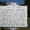 ATTEMPTED AMBUSH WAR MEMORIAL MARKER