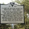 CAMP OF WILD'S AFRICAN BRIGADE WAR MEMORIAL MARKER