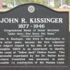 JOHN R. KISSINGER MEMORIAL MARKER