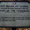 U.S. 25TH INDIANA, 14TH ILLINOIS MEMORIAL PLAQUE