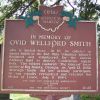 OVID WELLFORD SMITH MEMORIAL MARKER