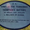THOMPSON'S BATTERY MEMORIAL PLAQUE I