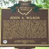 JOHN A. WILSON MEDAL OF HONOR MEMORIAL MARKER