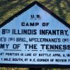 CAMP OF 8TH ILLINOIS INFANTRY MEMORIAL PLAQUE