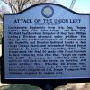 ATTACK ON THE UNION LEFT MEMORIAL MARKER
