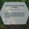 CHICAGO BOARD OF TRADE BATTERY MEMORIAL CANNON PLAQUE