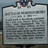 BATTLE OF MURFREESBORO WAR MEMORIAL MARKER