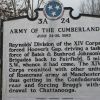 ARMY OF THE CUMBERLAND TULLAHOMA CAMPAIGN MEMORIAL MARKER I