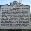 BATTLE OF CAMPBELL'S STATION WAR MEMORIAL MARKER