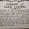 FORREST AT PARIS LANDING WAR MEMORIAL MARKER