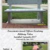 NONCOMMISSIONED OFFICER ACADEMY MILITARY POLICE MEMORIAL BENCH