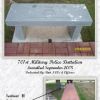 701ST MILITARY POLICE BATTALION MEMORIAL BENCH