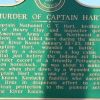 MURDER OF CAPTAIN HART MEMORIAL MARKER