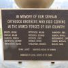 LOYAL ORDER OF ST. SAVA WAR MEMORIAL CROSS PLAQUE