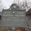 WESTFIELD BLUE STAR MEMORIAL HIGHWAY MARKER