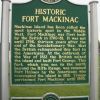 HISTORIC FORT MACKINAC MEMORIAL MARKER