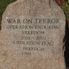 DELAFIELD WAR ON TERROR MEMORIAL