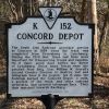 CONCORD DEPOT WAR MEMORIAL MARKER
