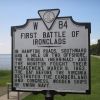 FIRST BATTLE OF IRONCLADS MEMORIAL PLAQUE