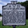BATTLE OF SAILOR'S CREEK WAR MEMORIAL MARKER