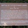 BATTLE OF TOTOPOTOMOY CREEK WAR MEMORIAL PLAQUE