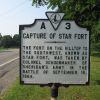 CAPTURE OF STAR FORT WAR MEMORIAL MARKER