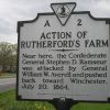 ACTIONS OF RUTHERFORD'S FARM MEMORIAL MARKER