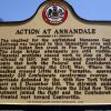 ACTION AT ANNANDALE WAR MEMORIAL MARKER