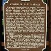 CORDELIA A.P. HARVEY MEMORIAL MARKER