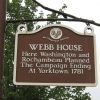 WEBB HOUSE WAR MEMORIAL MARKER