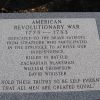 STRATFORD AMERICAN REVOLUTIONARY WAR MEMORIAL