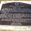 FORT STAMFORD REVOLUTIONARY WAR MEMORIAL PLAQUE