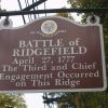 BATTLE OF RIDGEFIELD WAR MEMORIAL MARKER