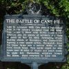 THE BATTLE OF CANE HILL MEMORIAL MARKER