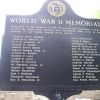 WORLD WAR II MEMORIAL MARKER OF LAUDERDALE COUNTY SIDE C