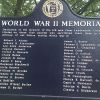 WORLD WAR II MEMORIAL MARKER OF LAUDERDALE COUNTY SIDE A